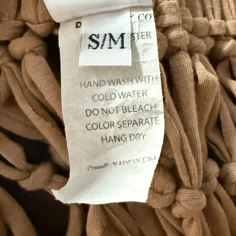 *NWOT* -Doll Swimwear Songbird Mocha Fringe Crochet Skirt Cover Up - Picture 2 of 2